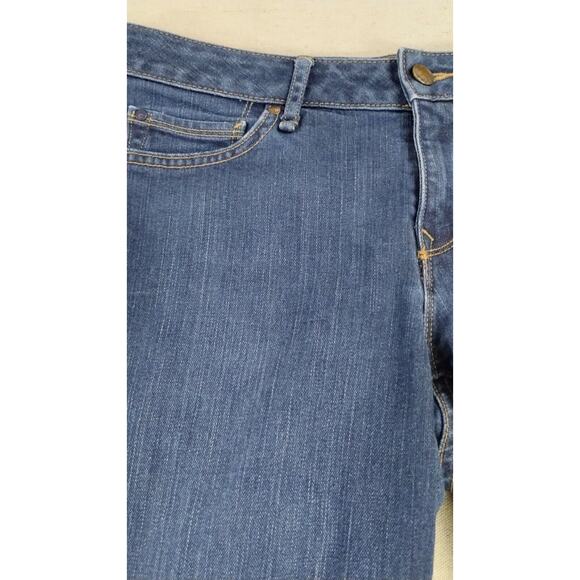 GAP 1969 Shorts Mens 30r Blue Dark Wash Perfect Boot Measured 32 - Picture 3 of 9